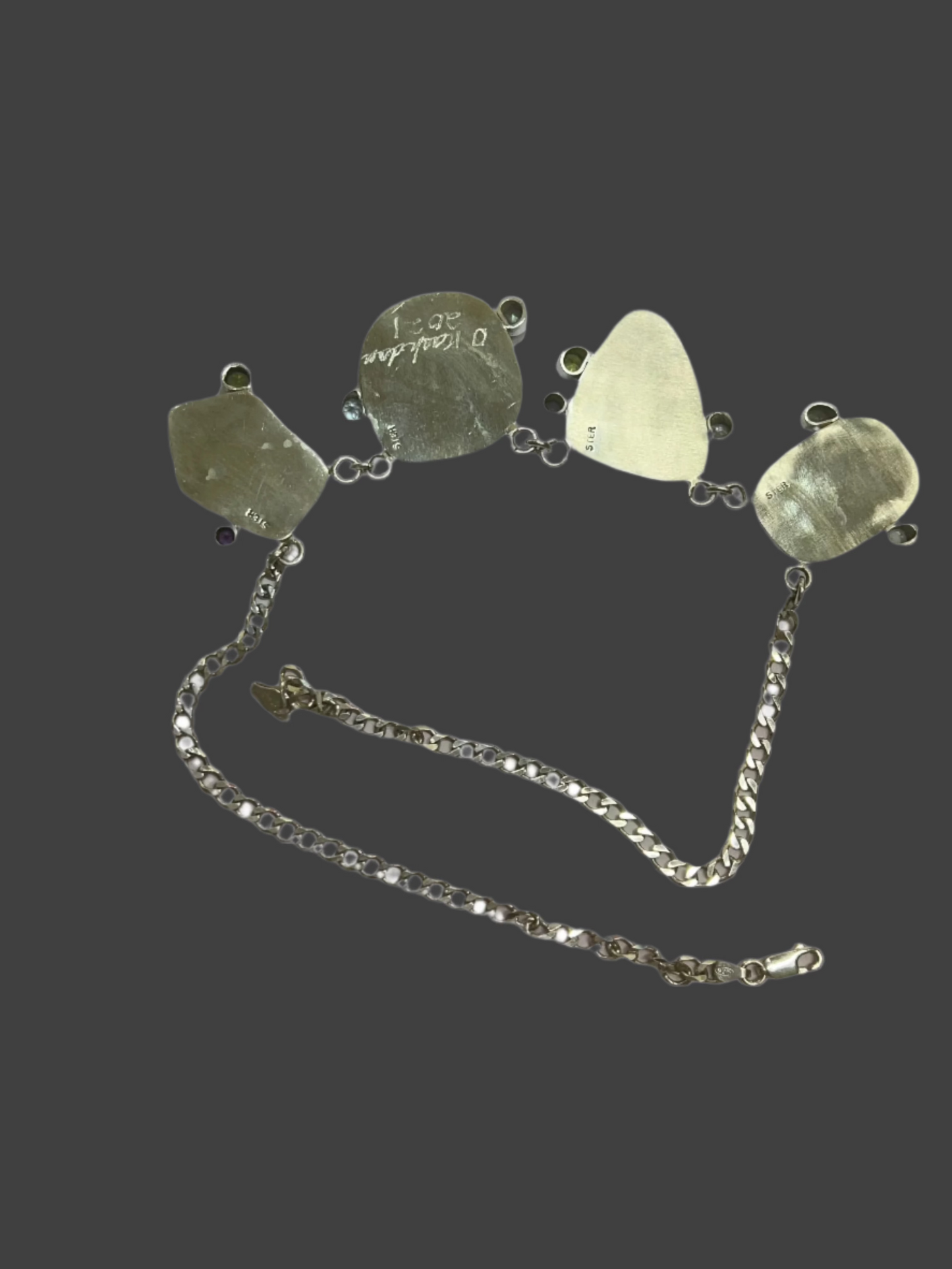 Blingy Lepidolite and Gemstone Necklace