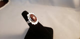 Size 6 1/2 Sterling ring with Tiger Iron Cabochon