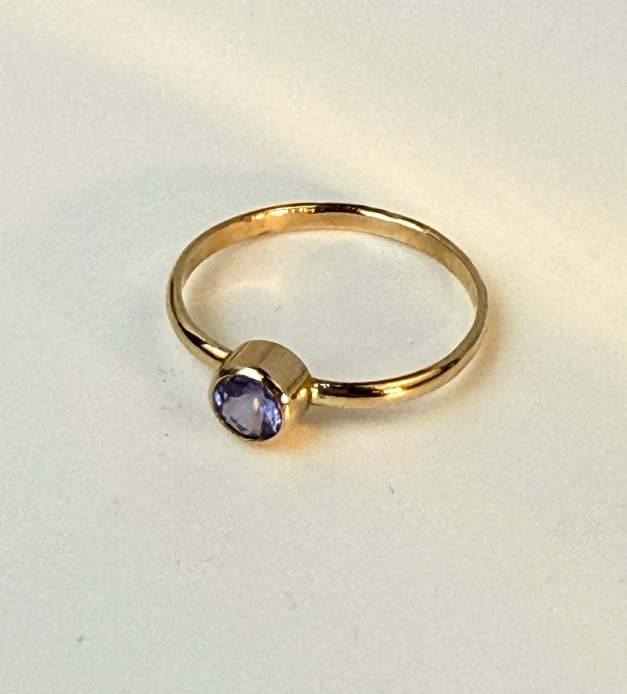 Tanzanite Ring in 14 Karat Gold size 7.75