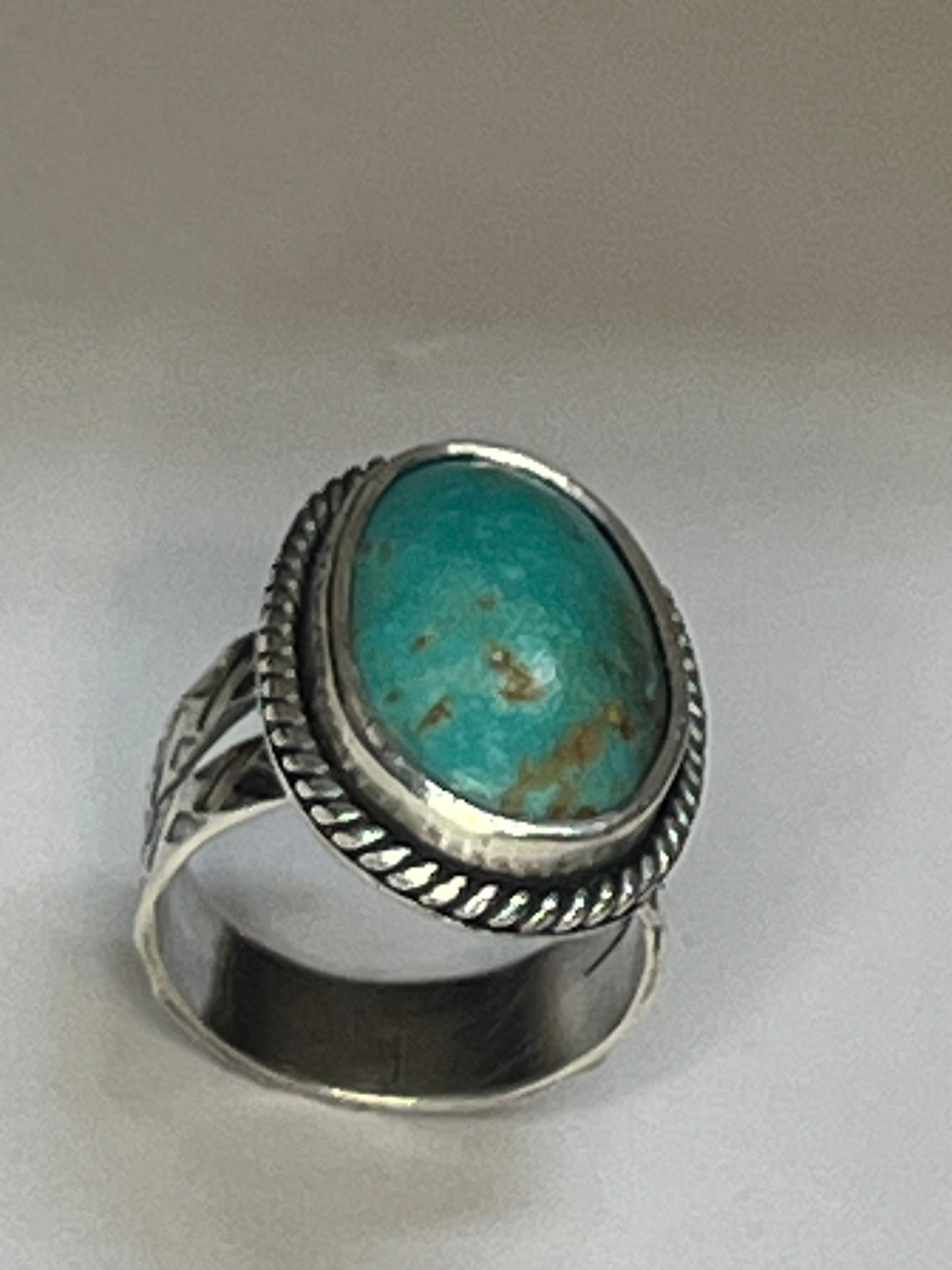 Turquoise Statement Ring Size 7