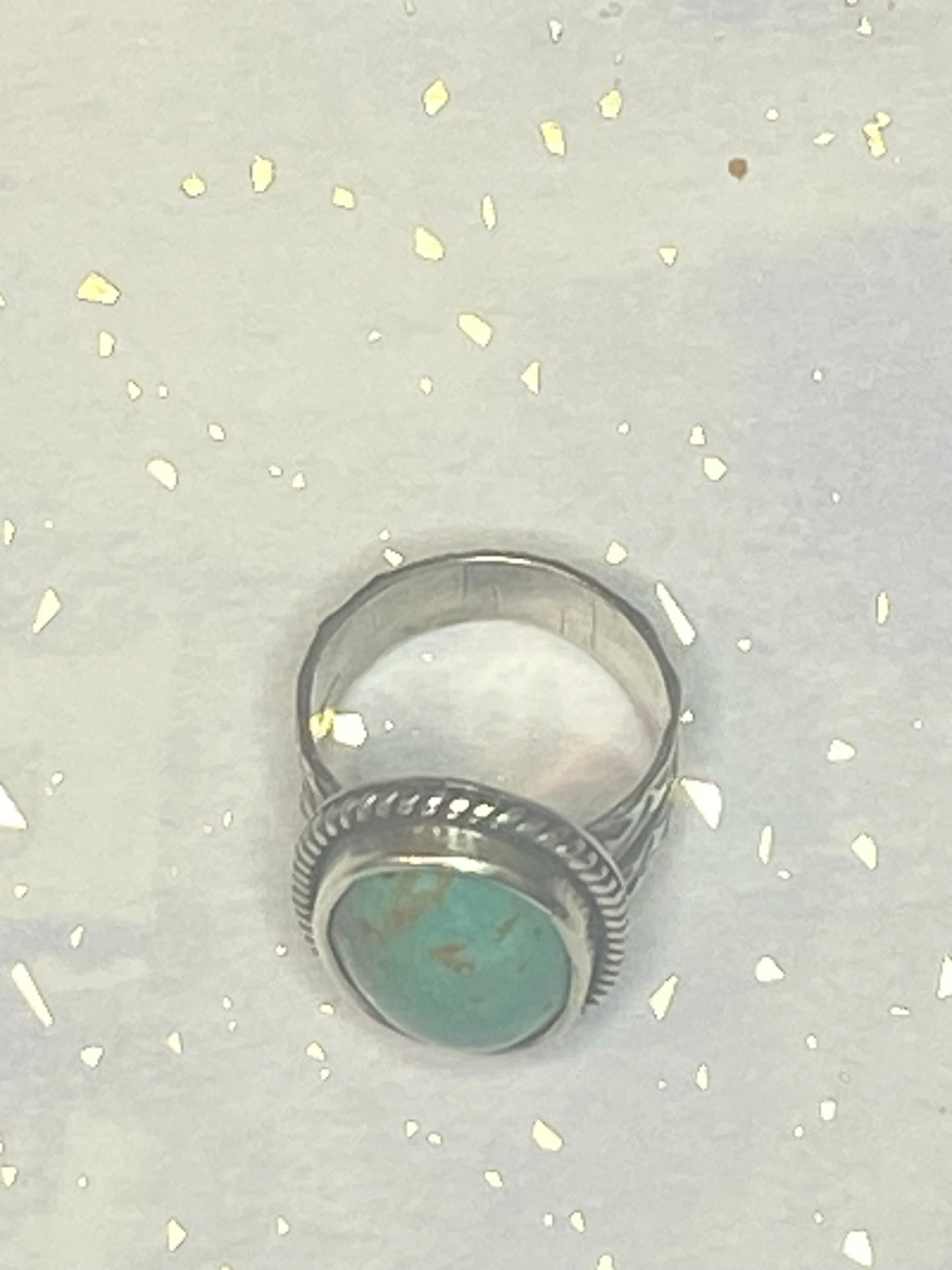 Turquoise Statement Ring Size 7