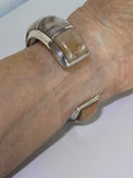Stoned Cuff in Neutral Colors