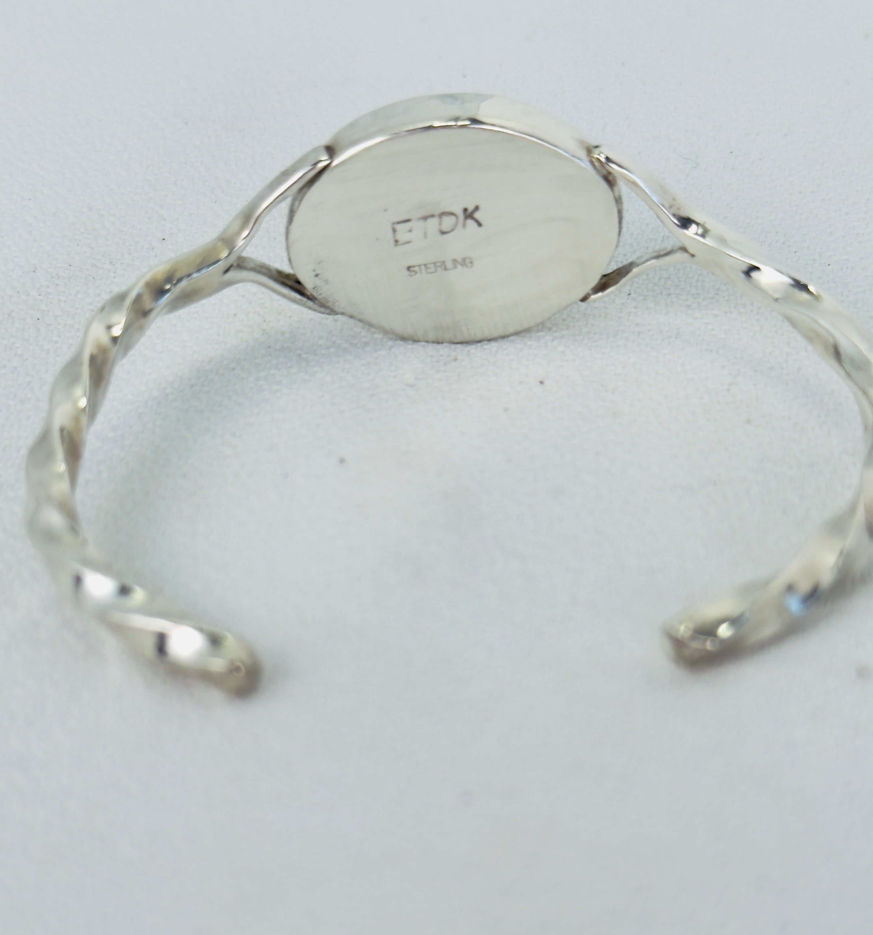 Malachite and Sterling Cuff