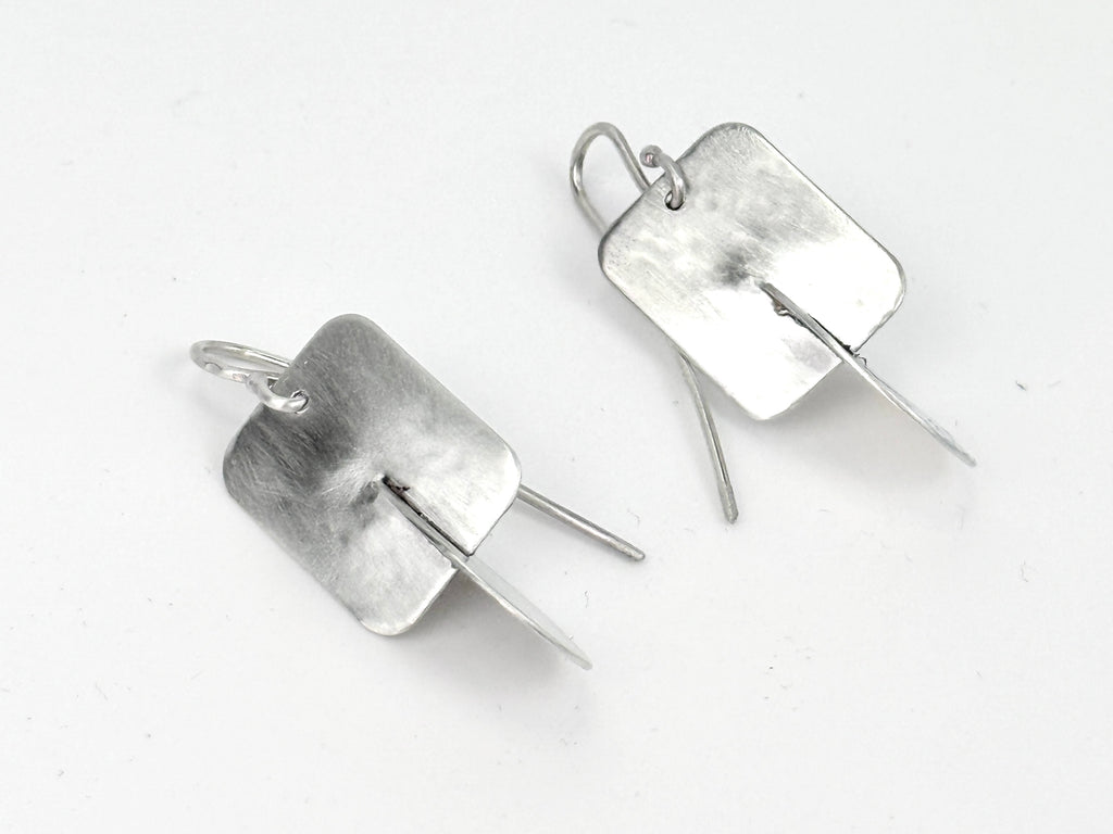 Small Three Dimensional Earrings