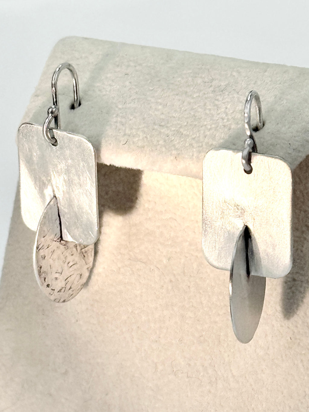 Small Three Dimensional Earrings
