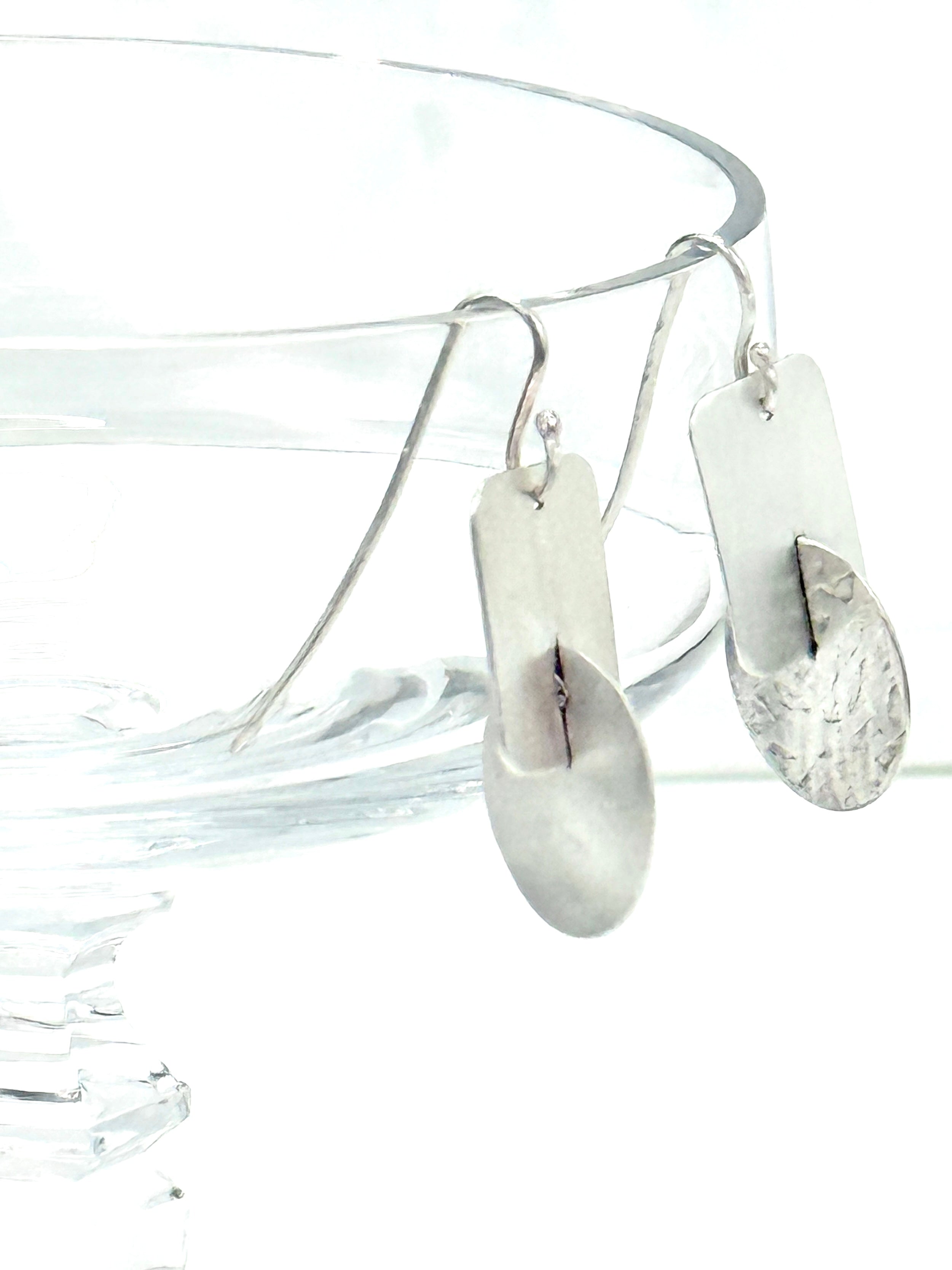 Small Three Dimensional Earrings