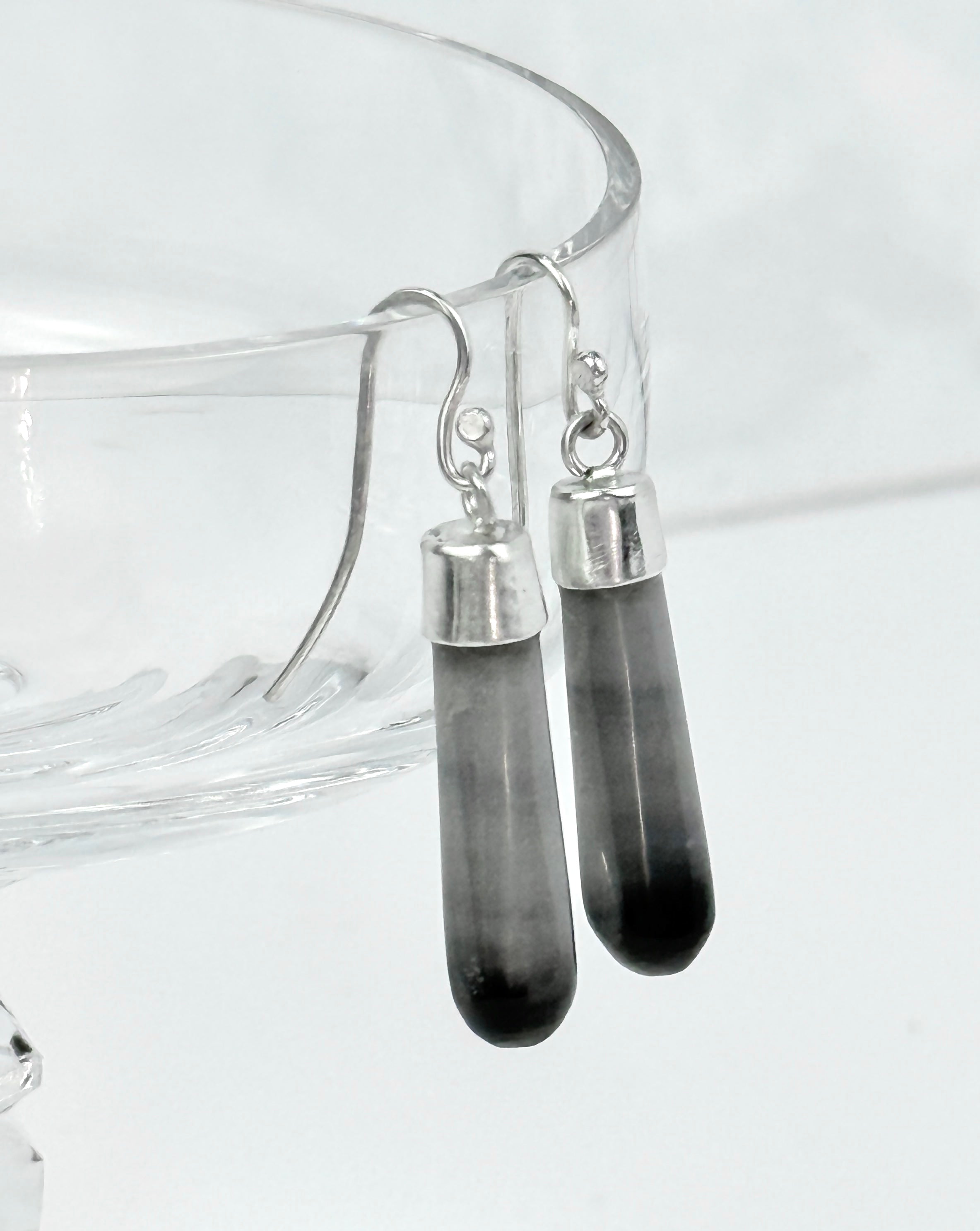 Botswana Agate Dangle Earrings