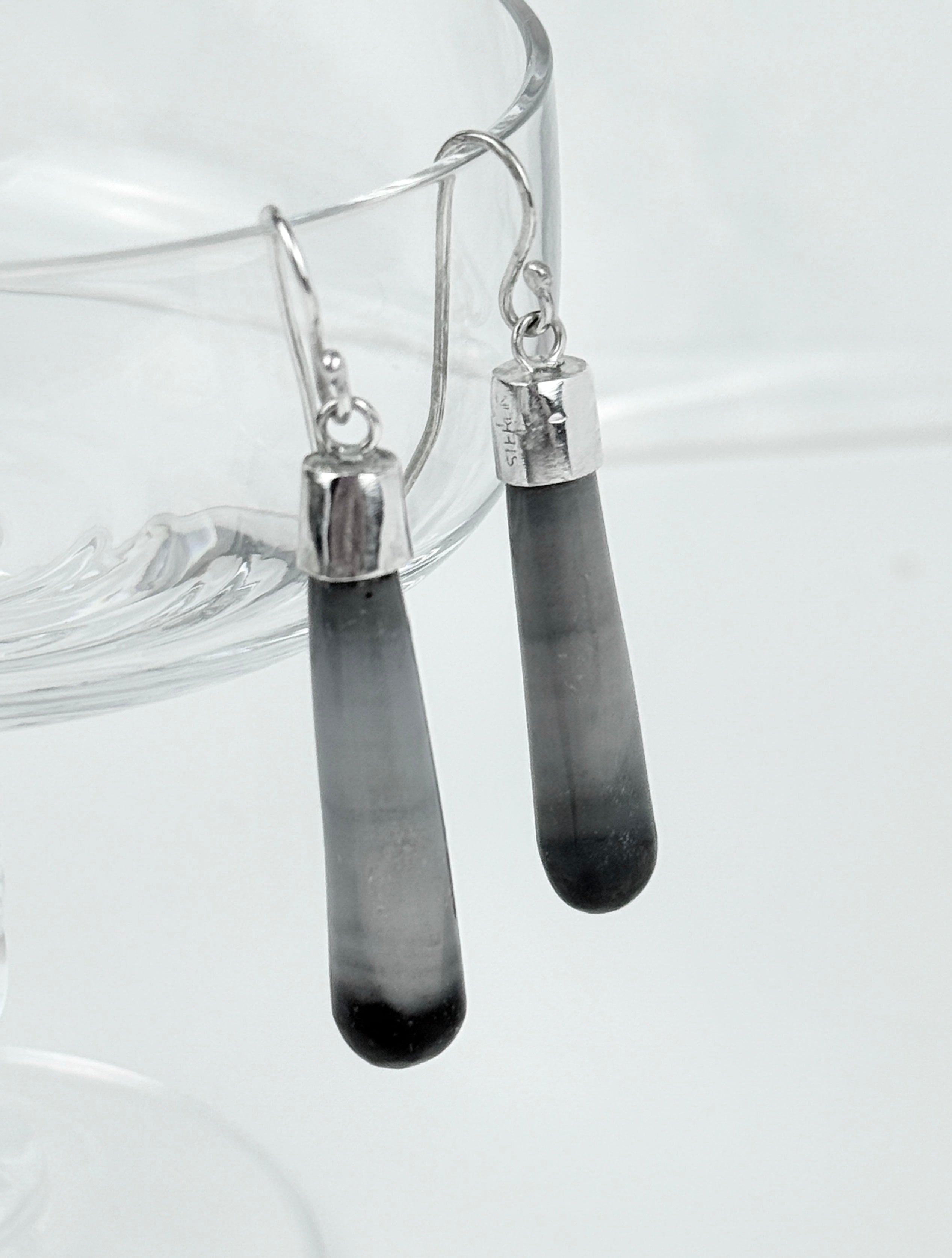 Botswana Agate Dangle Earrings