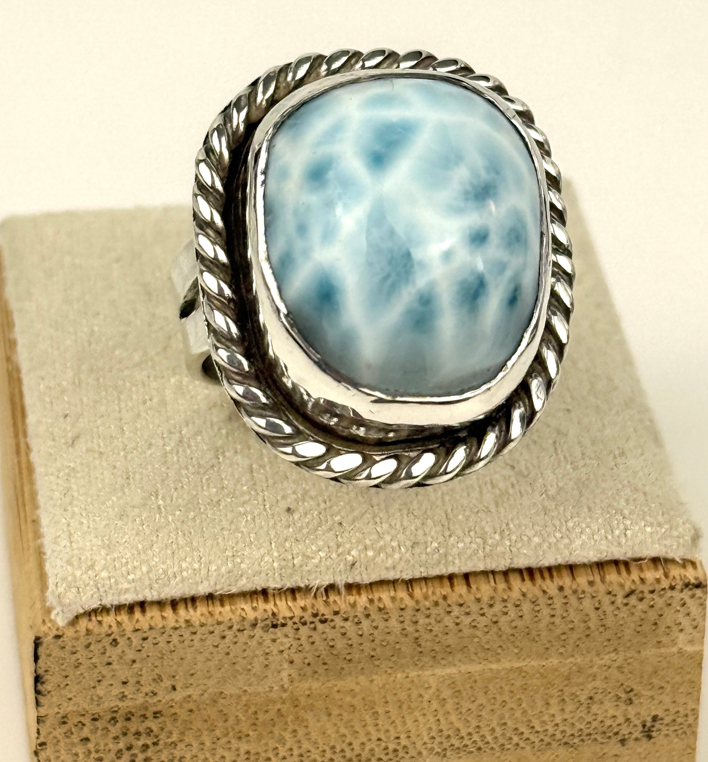 Larimar Statement Ring