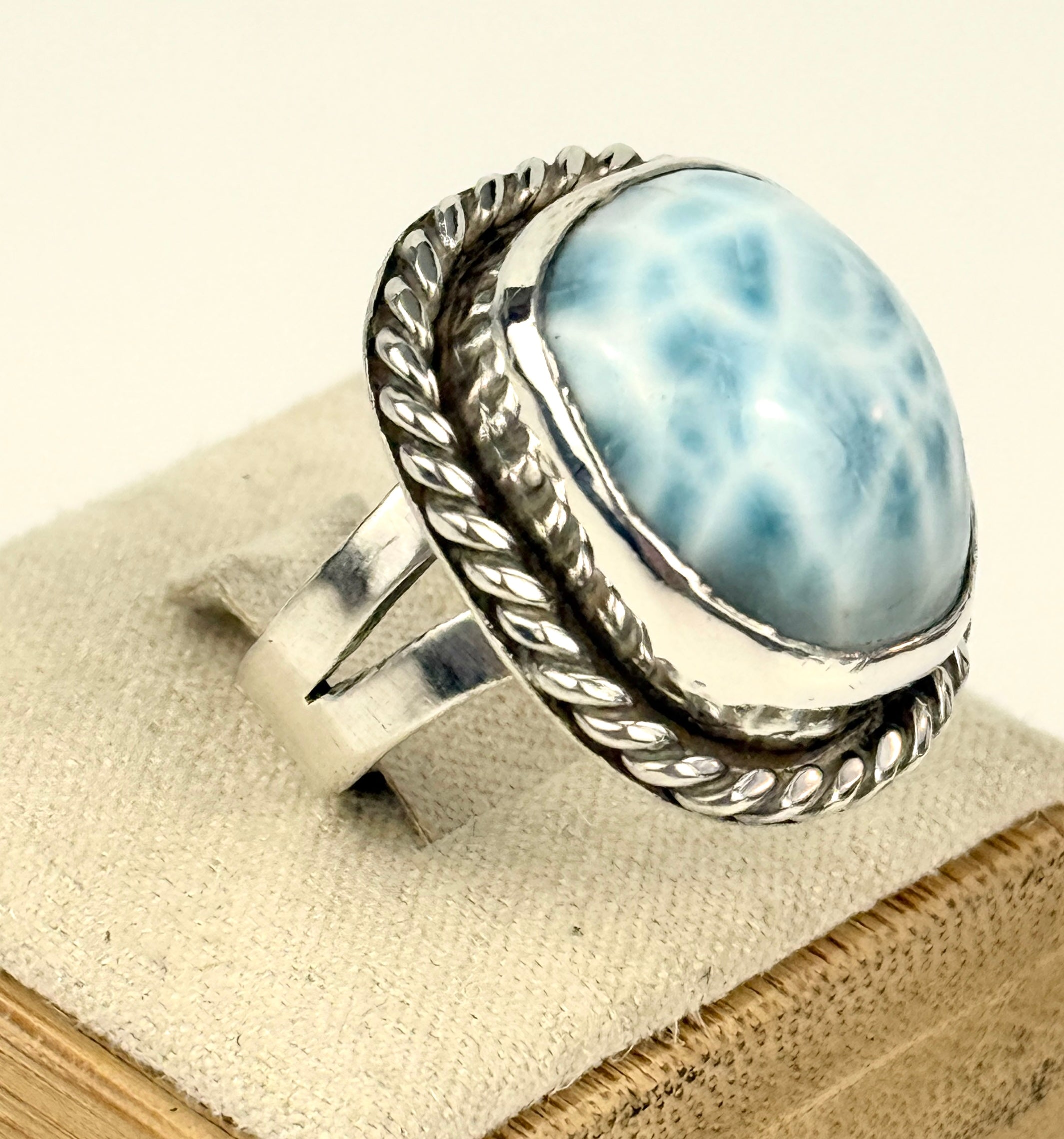 Larimar Statement Ring