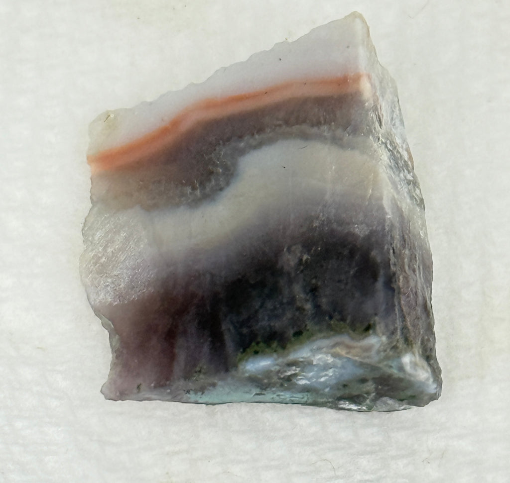 Mexican LacecAgate and SilverTeardrop Earrings