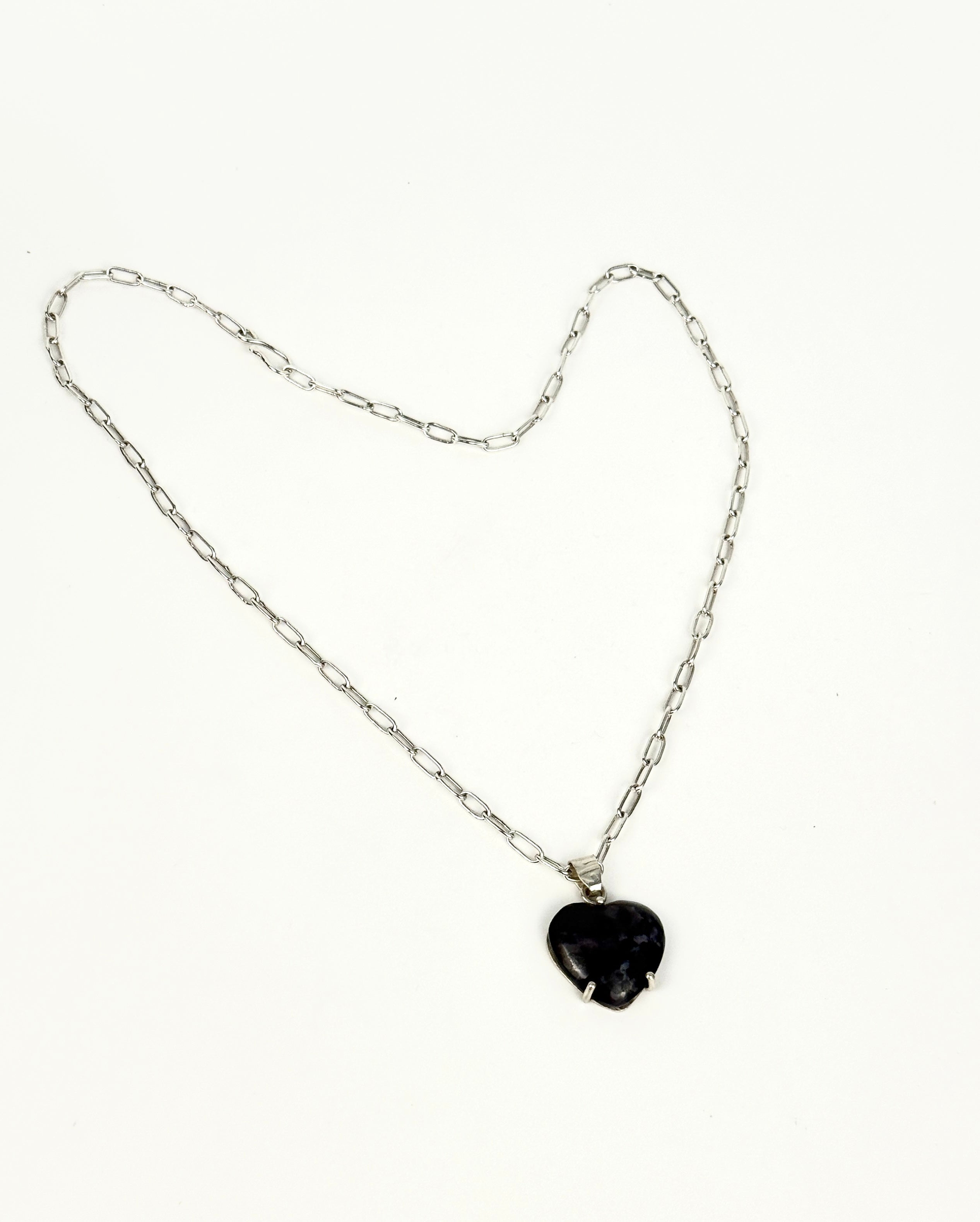 18 Gauge Handmade Argentium Sterling Silver Chain Necklace
