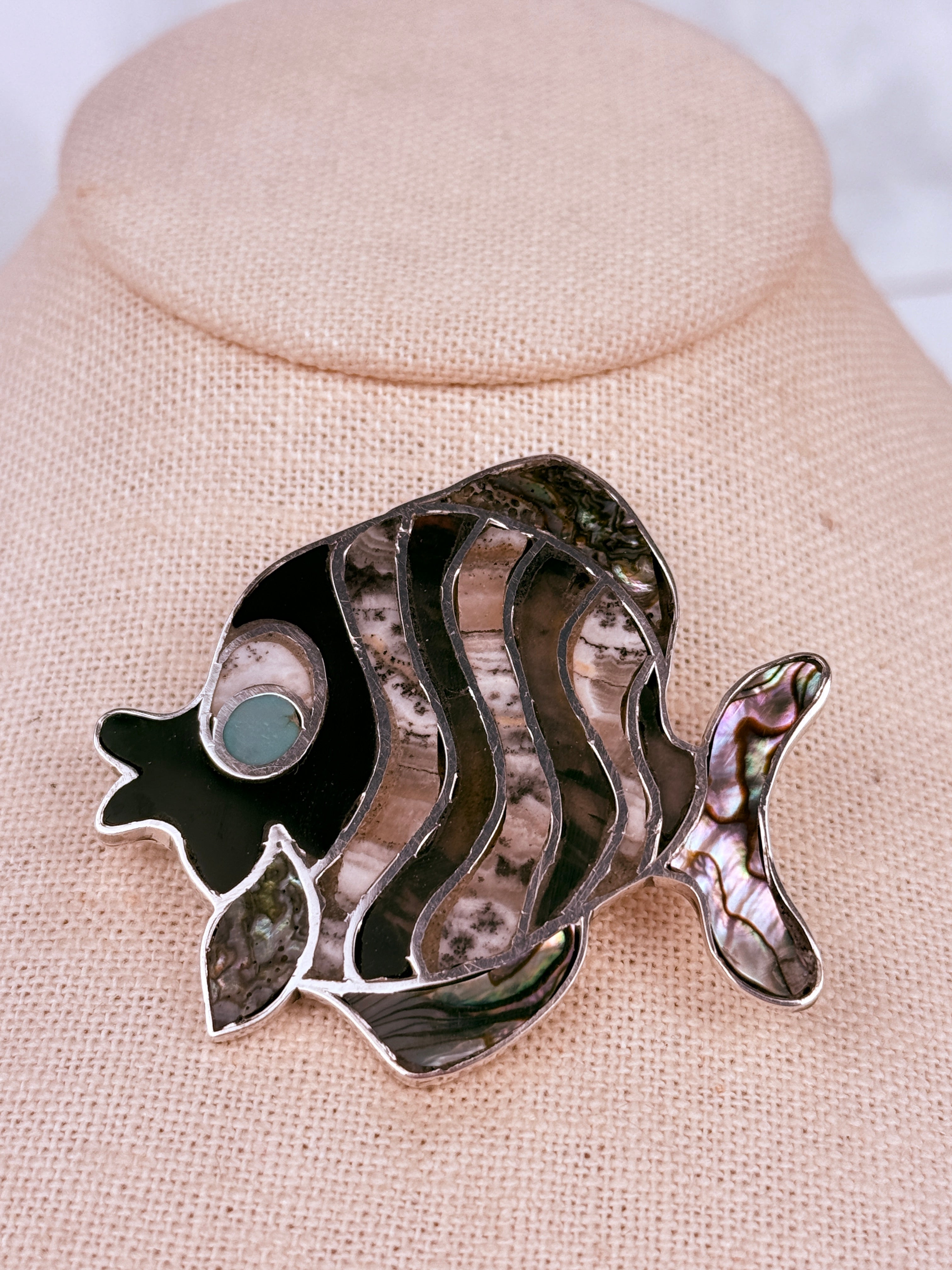 Sparkly Angelfish Pendant or Brooch