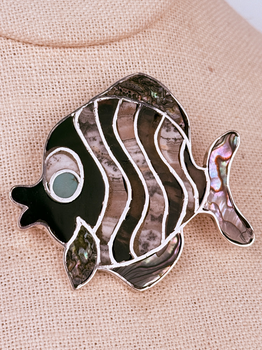 Sparkly Angelfish Pendant or Brooch
