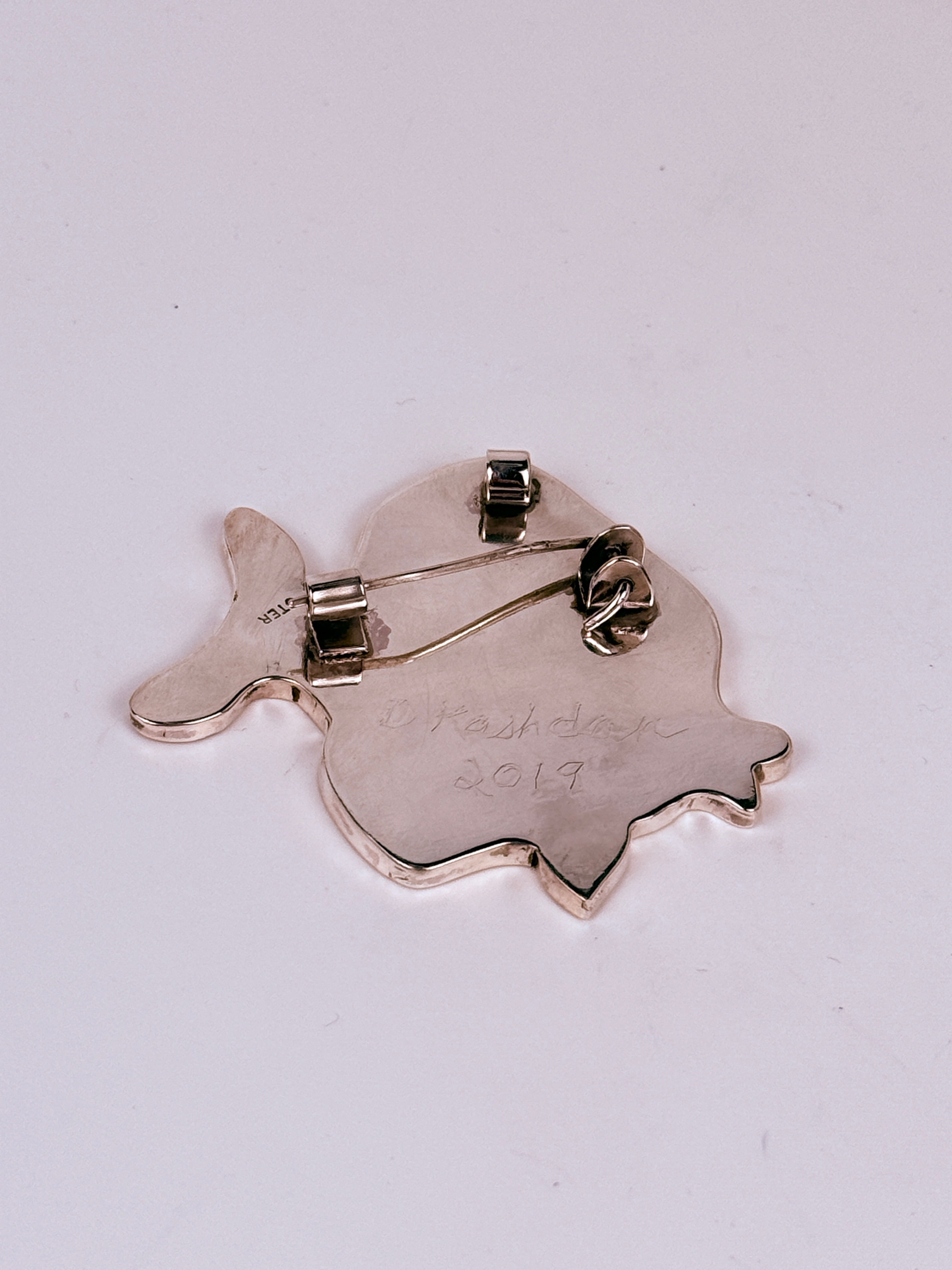 Sparkly Angelfish Pendant or Brooch