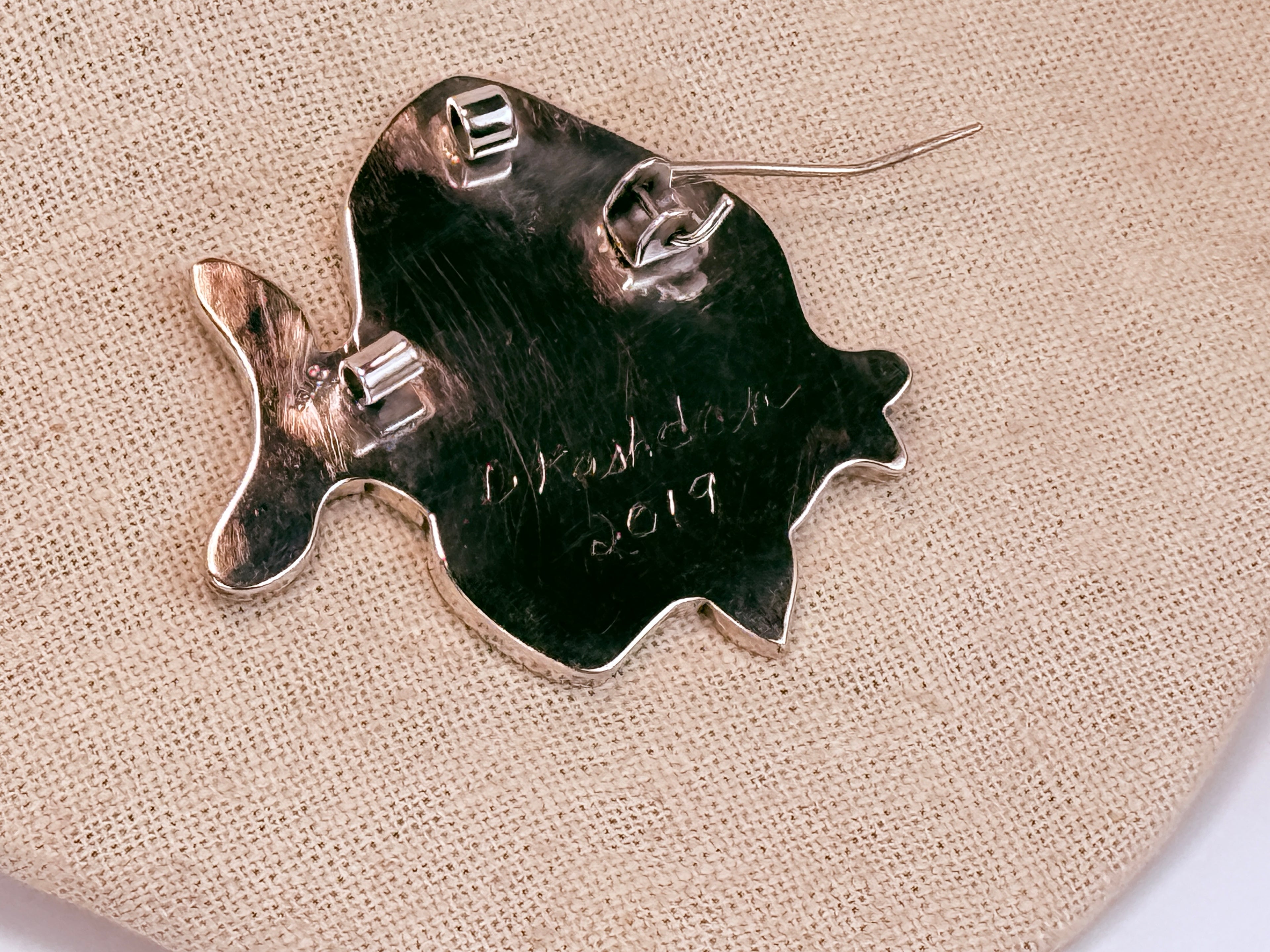 Sparkly Angelfish Pendant or Brooch