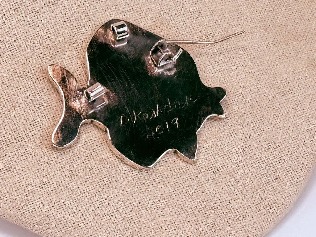 Sparkly Angelfish Pendant or Brooch