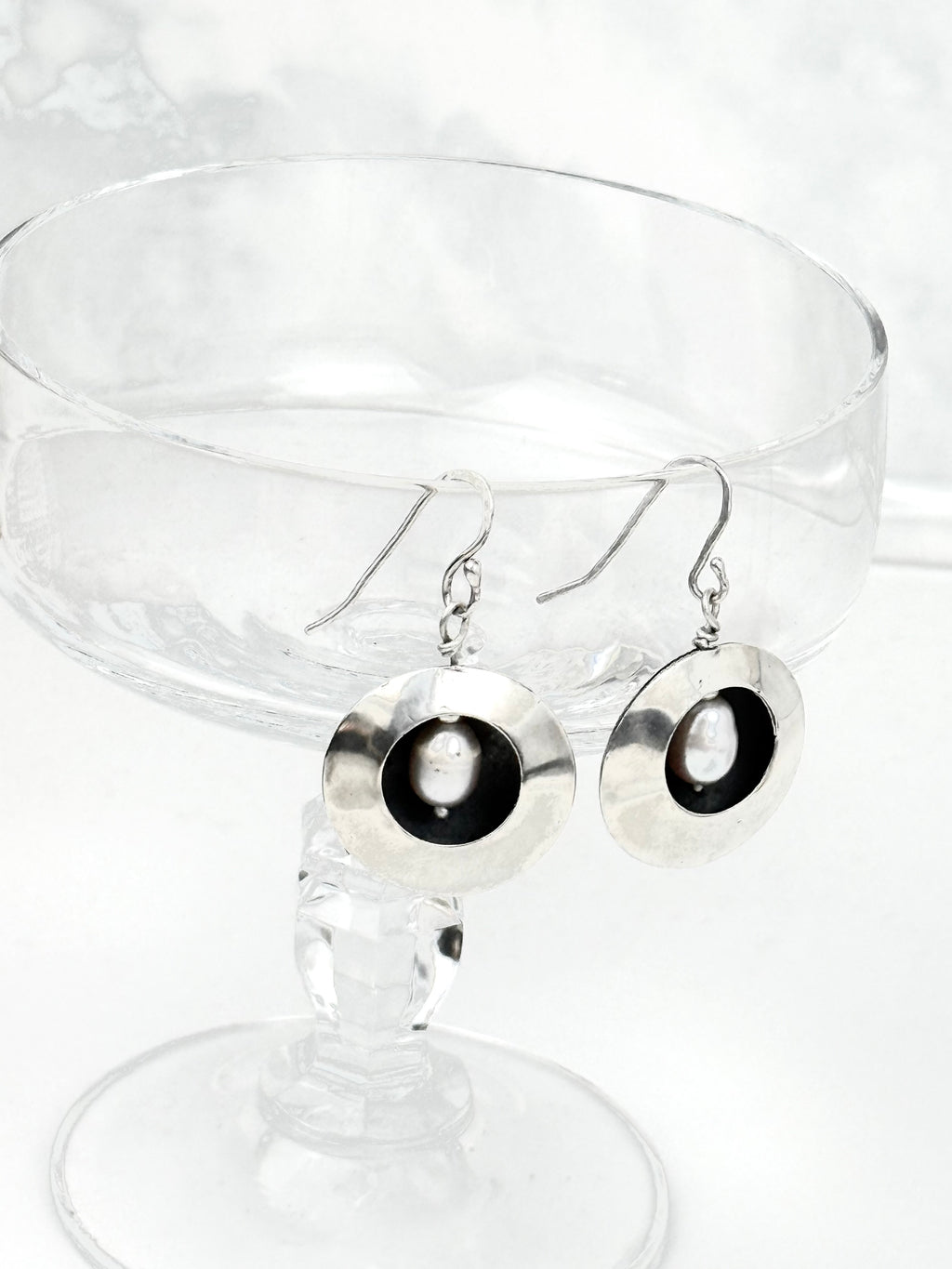 Pearl Shadowbox Earrings