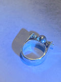 Fidget ring #4 Sterling Silver:  Made to order in your size