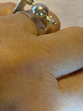Fidget ring #4 Sterling Silver:  Made to order in your size