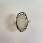 Sterling and moonstone ring size 7.5