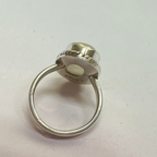 Sterling and moonstone ring size 7.5