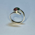 Watermelon Quartz Bypass ring size 7