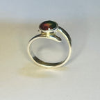 Watermelon Quartz Bypass ring size 7