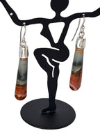 Polychrome Jasper Dangle Earrings