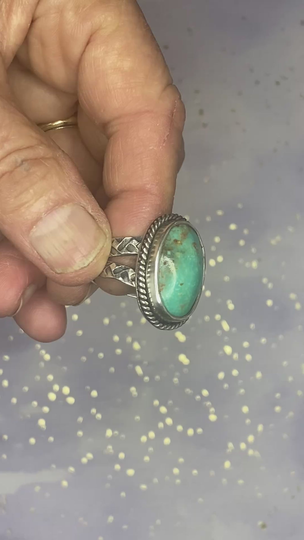 Turquoise Statement Ring Size 7