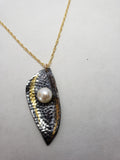 Keum Boo Pendant with Pearl