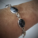 Sterling Silver and Agate Bracelet