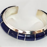 Lapis Lazuli and Sterling Silver Cuff