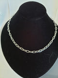 Argentium Sterling Silver Hand Fabricated Chain, 16 gauge or 18 Gauge, Made to Order