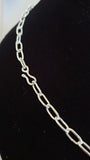 Chunky Unisex Argentium Sterling Silver Hand Fabricated Chain