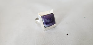 Size 11 Tiffany Stone Sterling Silver Ring
