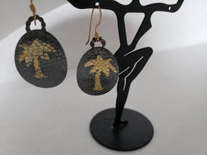 KeumBoo Earrings with Palm Trees